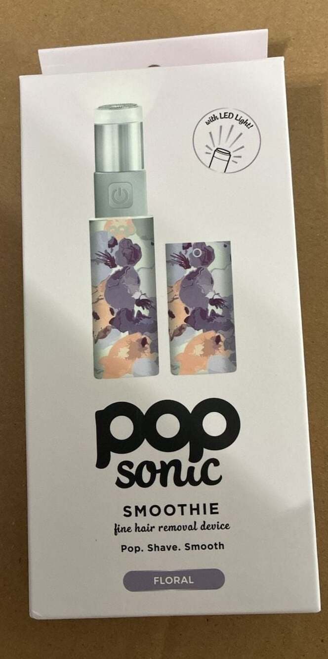 Pop Sonic Smoothie Fine Hair Removal Device - Floral